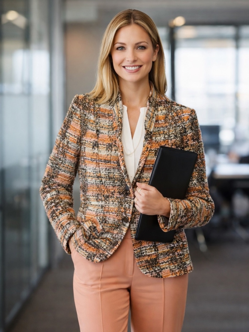 Liliu Wool Blazer, lining silk, size 4, EUC, P2P: 18”